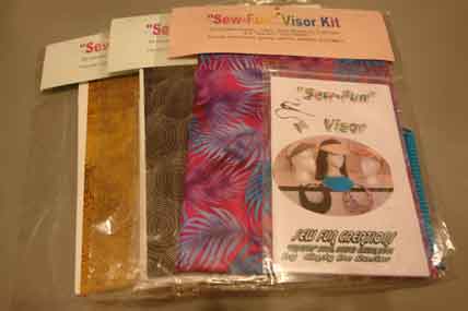 sew fun visor,sewing,crafts,visors,homemade,hat,sewn hat