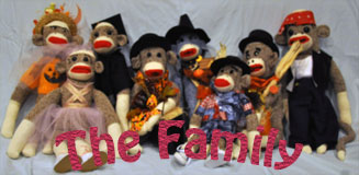 sock monkeys,craft monkey,stuff animal
